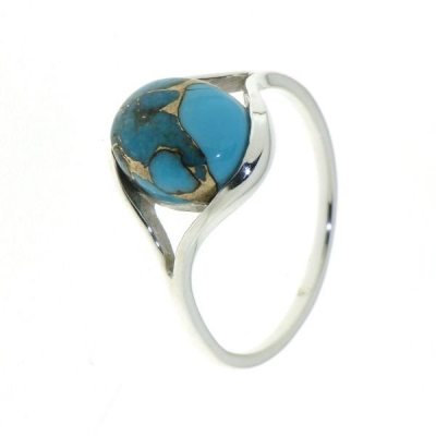 Copper Turquoise Ring model R9-054